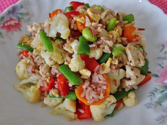 Chicken & Vegetables Medley Fried Rice Recipe | Spring Tomorrow