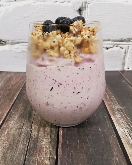 Frozen Banana Ice Cream with Blueberries Recipe Spring Tomorrow