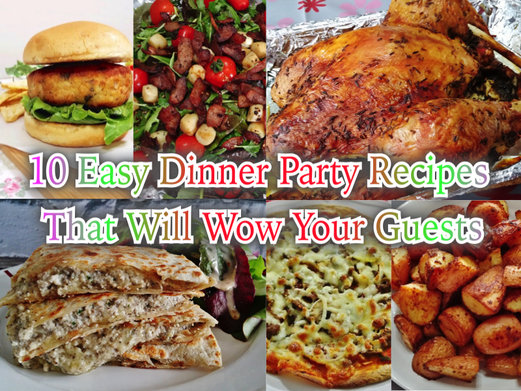 10 Easy Dinner Party Recipes That Will Wow Your Guests | Spring Tomorrow
