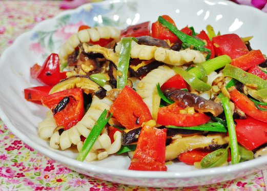 Stir Fried Squid with Black Bean Sauce Recipe | Spring Tomorrow