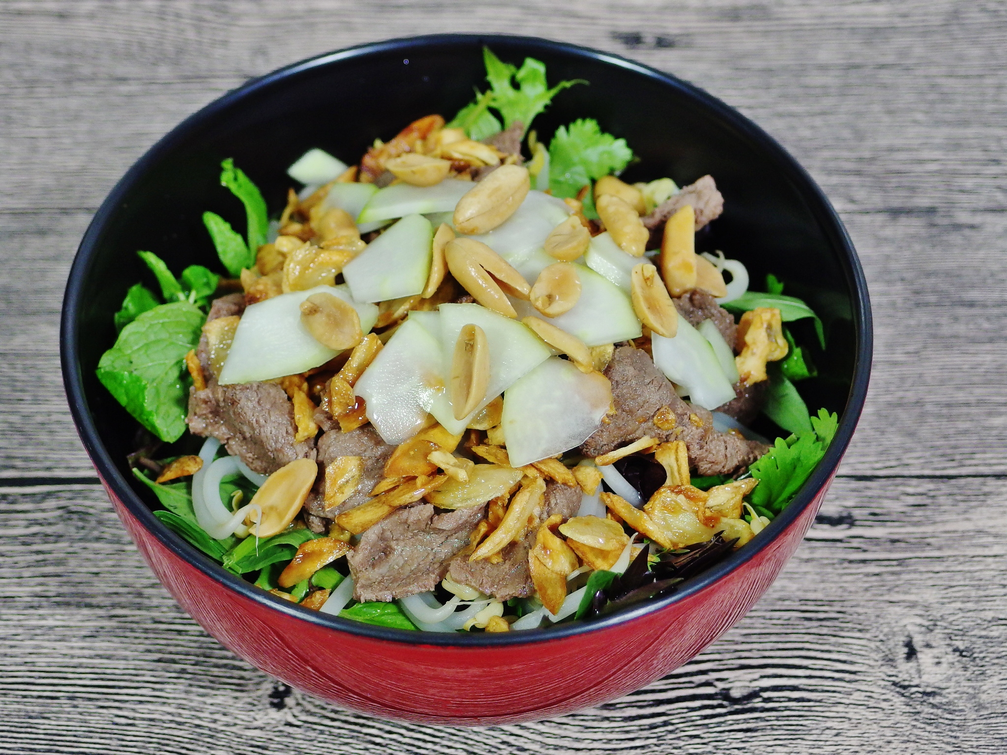 Bun Bo Nam Bo Recipe Vietnamese beef noodle salad Spring Tomorrow