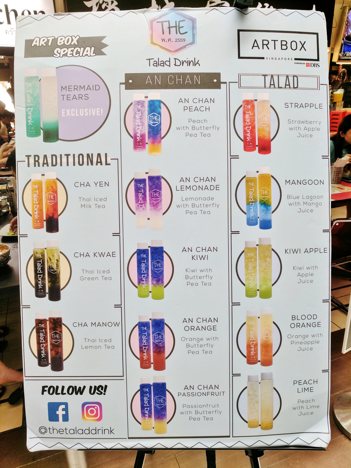 The Talad Drink And Thai Kitchen Menu The Talad Drink And Thai Kitchen Menu