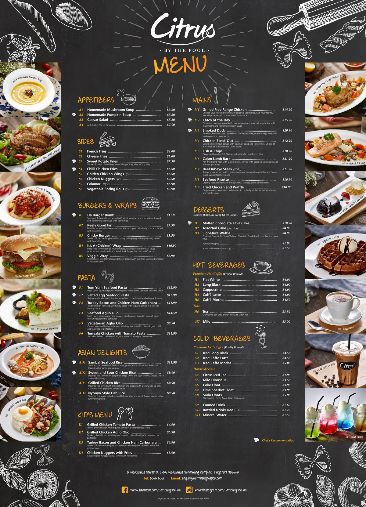 Citrus By The Pool Updated menu offers more delightful choices