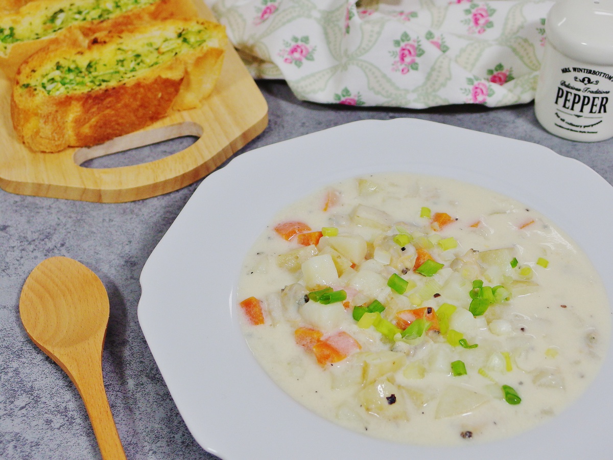 Healthy Clam Chowder Recipe (with no cream) Spring Tomorrow