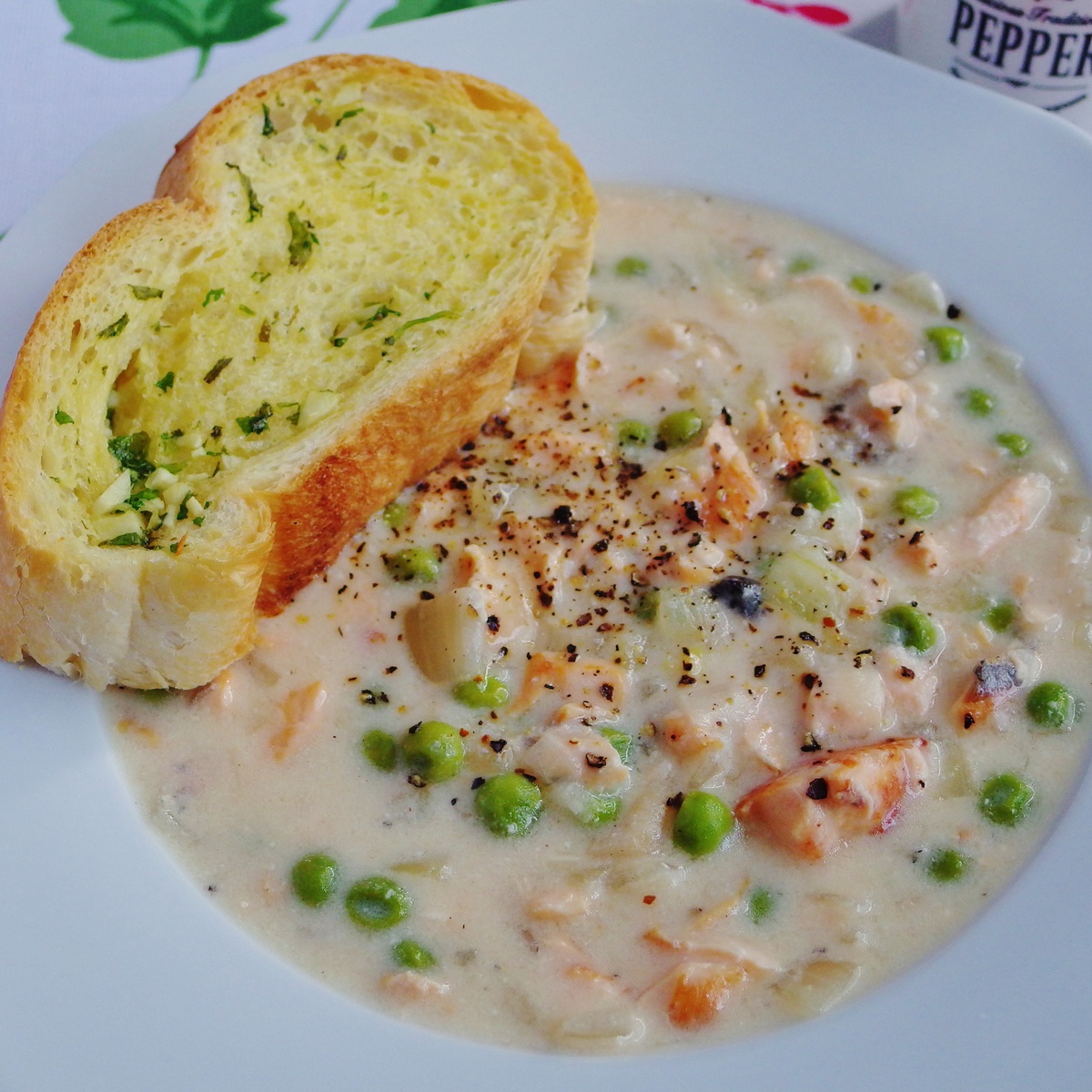 Salmon Chowder Recipe (with no cream) Spring Tomorrow
