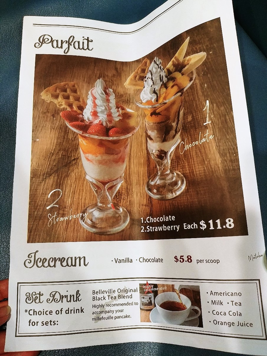 Belle Ville Pancake Cafe Bugis Junction Spring Tomorrow