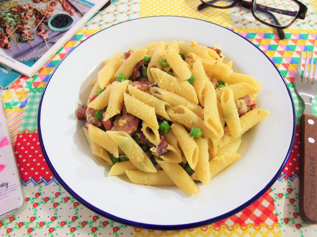 Penne Carbonara Recipe (No Cream) Spring Tomorrow