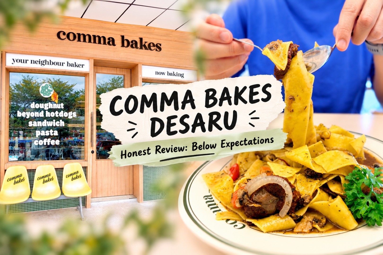 Comma Bakes Desaru - Great Hype, Disappointing Brunch